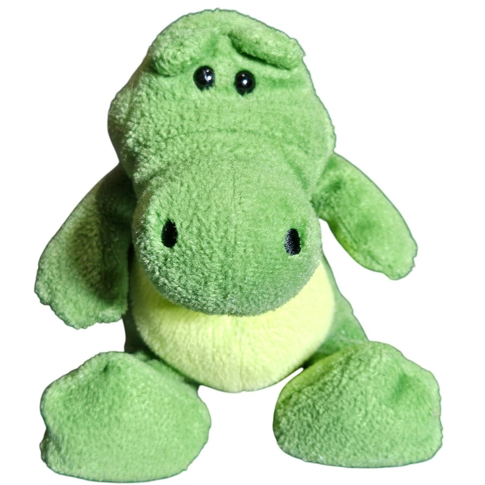Ty Beanie Babies 2.0 Chompy the Alligator Green Plush Stuffed Animal 2008 Retro